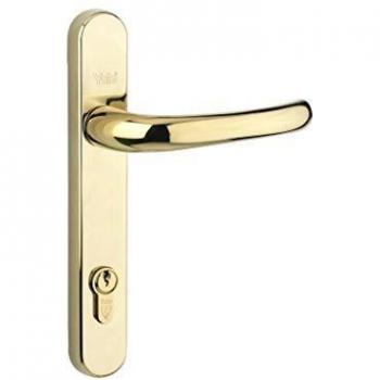 Gold PVC Door Handle Replacement for Yale Locks PYH1LLPG