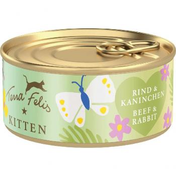 Terra Felis Kitten Menü Rind & Kaninchen 18 x 70 g