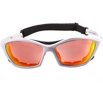 Lunettes de soleil Polarized avec Monture en Blanc Laqué et Verres Revo Jaune (Ocean Sunglasses Lake Garda)