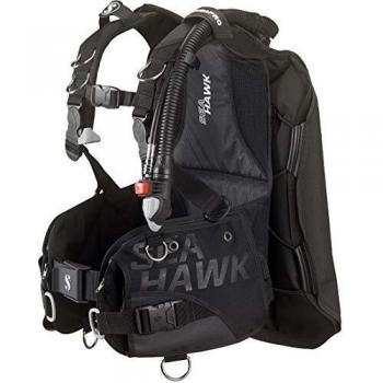 SCUBAPRO Seahawk 1105176 BCI-BZB‑S – Schwarzer BCD für Taucher