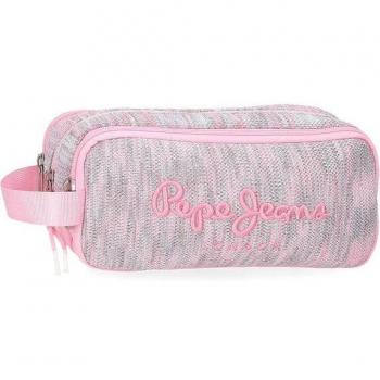 Estuche Escolar Pepe Jeans Miri rosa