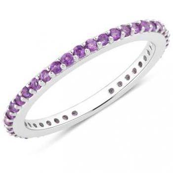 Anillo Rafaela Donata en Lila con Acabado Plateado