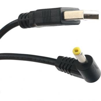 USB to DC Barrel Jack Power Cable 5V 2A 150cm 4.0 x 1.7mm