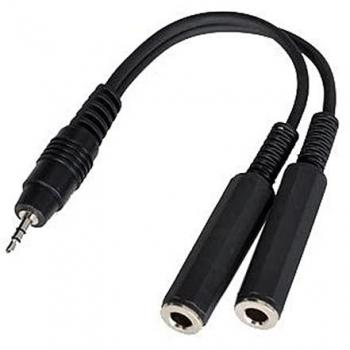 Stereoplugger med 2 x kvinnelige jack-tilkoblinger