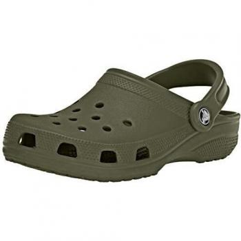 Crocs Zuecos Clásicos Verde EU 43-44 Hombre