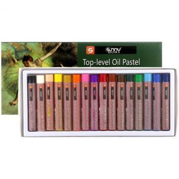 18 Colors Wax Pastel Crayons