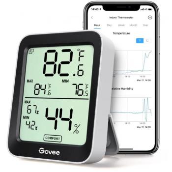 Govee H5075 Bluetooth Hygrometer-Thermometer - Digitales kabelloses Messgerät