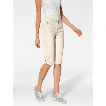 HEINE Caprijeans (1 Stück) – Knielang, unifarben, 85 % Polyamid / 15 % Elasthan