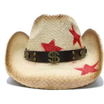 Sombrero de Cowboy con borla del Oeste - Talla 58CM