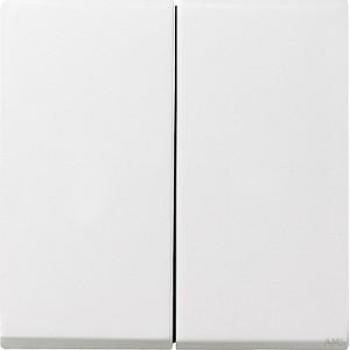 Gira 55 serie schakelwip met afdichtset IP44, E2 wit mat