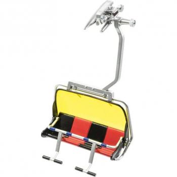 Jägerndorfer Mini Ski Lift Chair 4‑Seater Red/Black 1:32 Scale