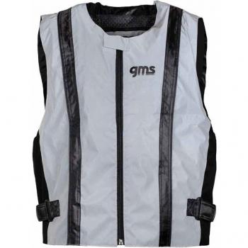Gilet Moto Riflettente Gms LUX Grigio Riflettente taglia S