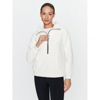 Basic White Female Half‑Zip Hoodie – Model 32P3806