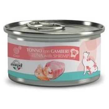 Marpet Aequilibria Chef umido Cat Adult 80 gr - Tonno e Gamberi