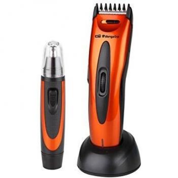 Set masculino Orbegozo SET 6200, corta pelos recargable + corta pelos de nariz