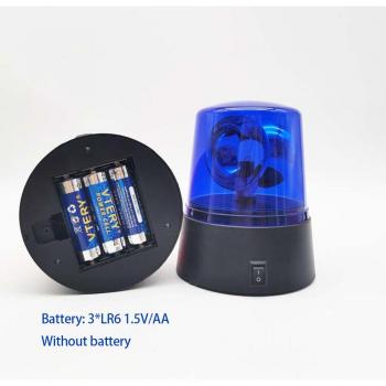 LED Flashing Traffic Signal Warning Light - 2 Color Strobe Lamp, Battery Powered (1.5V AA)