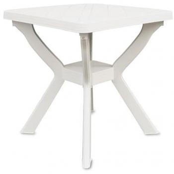 Spetebo Campingtisch quadratisch 70 cm - klassisches Design