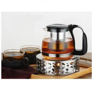 Calentador de té para tetera de cristal