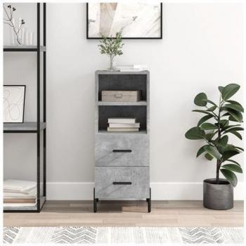 Credenza Multistrato Grigio Cemento 34,5x34x90 Cm
