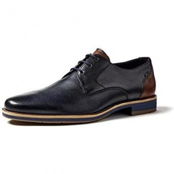 Lloyd Herren Halbschuhe Lagos, elegante Schnürschuhe in Blau, Größe 44 EU / 9,5 UK