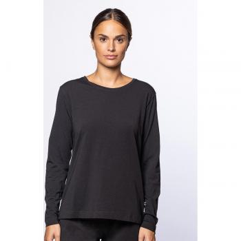 Camiseta Punto Blanco Elastic manga larga negro mujer - M