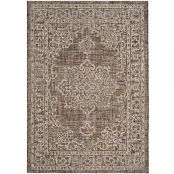 Kori Hooked Beige Rectangle Rug – 120 x 180 cm
