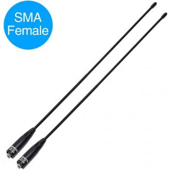 2-Pack Nagoya NA-771 SMA Female Antenna for VHF/UHF Walkie Talkies