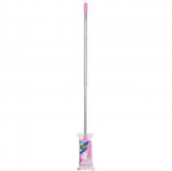 Flash Duo Mop with Retractable Handle - Pink