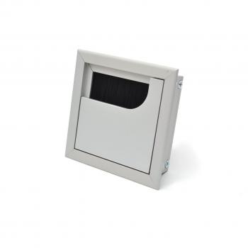 Square Aluminium Desk Outlet Grommet