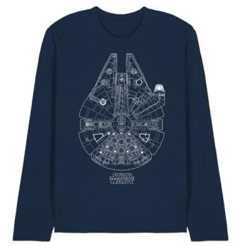Navy Millennium Line Long Sleeve Shirt