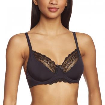Sassa 40C Black Everyday Bra for Women