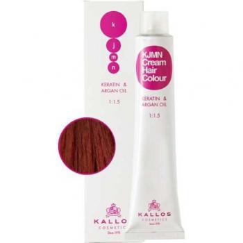 Kallos KJMN Tinta Professionale per Capelli con Cheratina e Olio di Argan 6.5 Dark Mahogany Blond 100 ml