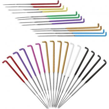 Imzay – Paquet d’aiguilles à feutrage en laine multicolore 28 unités