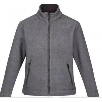 Regatta Herren Garrian II Fleecejacke M – Braun/Marineblau mit Vollreißverschluss