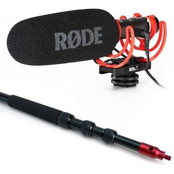 RØDE Videomic NTG + Boompole Set – hochwertiges Video-Mikrofon-System