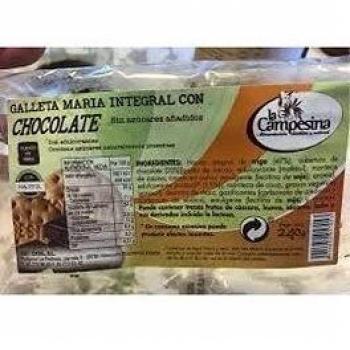 La Campesina Maria Biscoito Integral com Chocolate 120g