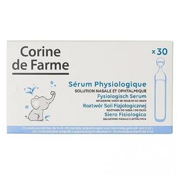 Sérum physiologique Corinne de Farme, boîte de 30 unidoses