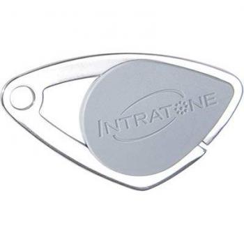 Badge de proximité INTRATONE gris avec insert inox