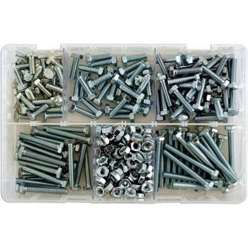 M6 Setscrews & Nuts Assorted Box 295 Qty