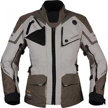 Giacca Moto Tessile Impermeabile Donna Modeka Panamericana II Beige/Nero 40