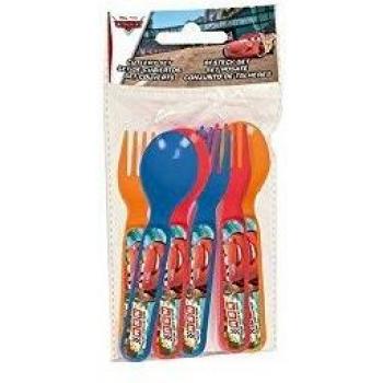Cubiertos de picnic Cars Neon Racers