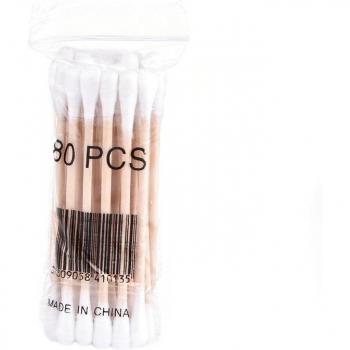 80pcs Double-Ended Cotton Swabs for Dog and Cat Grooming
