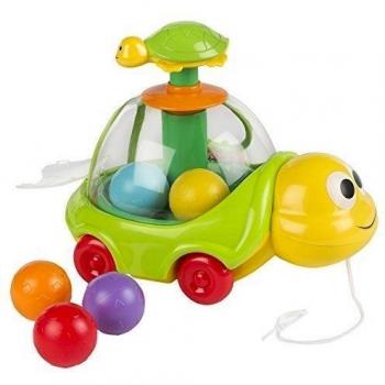 Colorbaby 0660-34 - Tortuga eléctrica de arrastre que interactúa con el niño