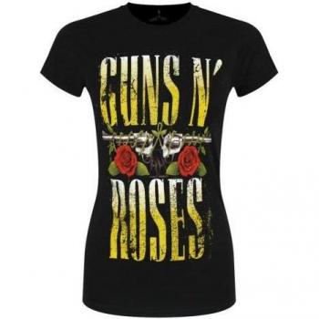 T-shirt Guns N Roses donna Big Guns