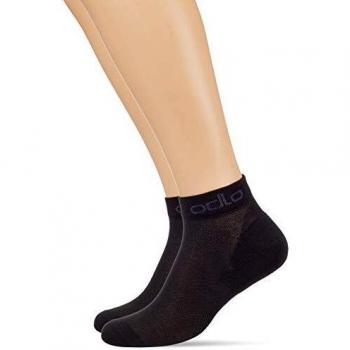 2 x Odlo Calcetines Activos Bajos Unisex Negros 42-44