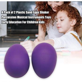 Plastic Sand Egg Shaker Toy for Early Learning