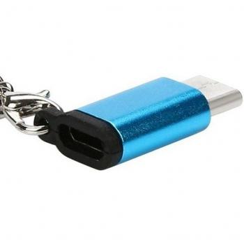 Convertidor Tipo C a Micro USB con Llavero