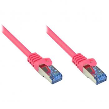 Magenta S/FTP Cat6a Networking Cable 2m by Alcasa