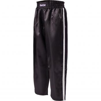 Kwon Child’s Satin Combat Trousers – White Edition