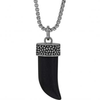 Création Artisanale en Acier 'Corne' - Onyx